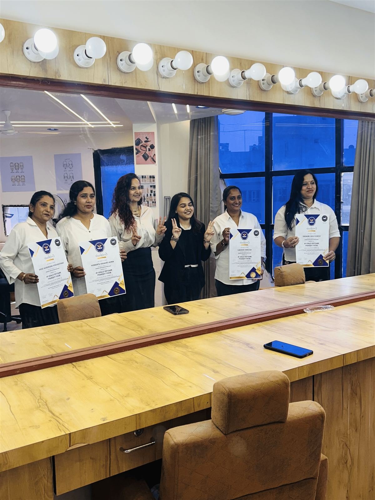 Professional Practical Lab at Wibes Beauty Academy Ahmedabad